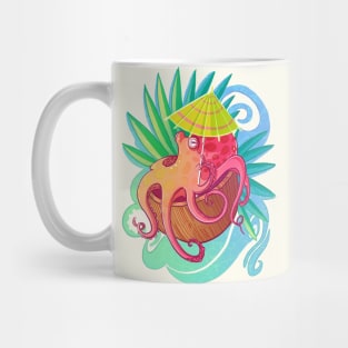 Octopus on the Beach Mug